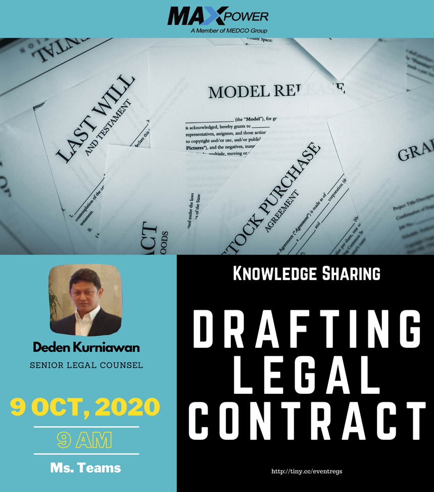 Knowledge Sharing : Drafting Legal Contract