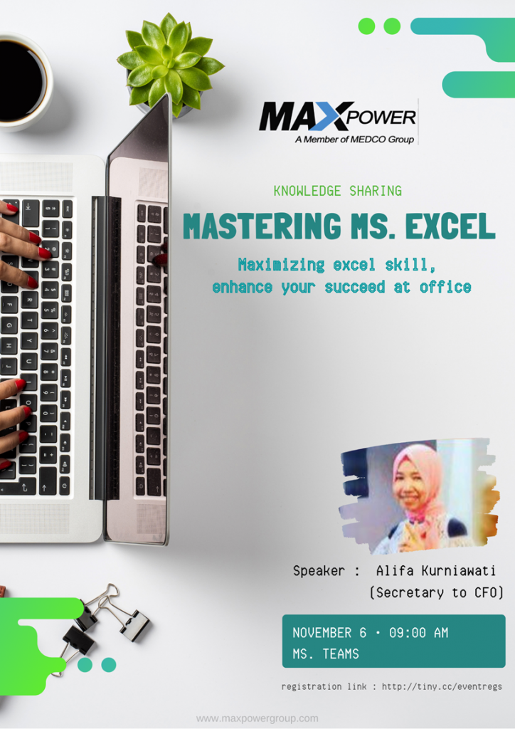 Knowledge Sharing : Maximazing Excel Skill, Enhance Your Succeed at Office