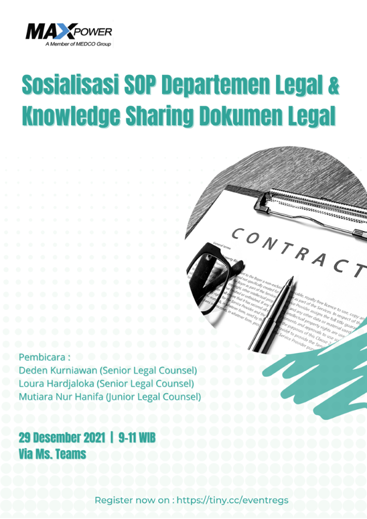 Knowledge Sharing : SOP & Legal Document Socialization