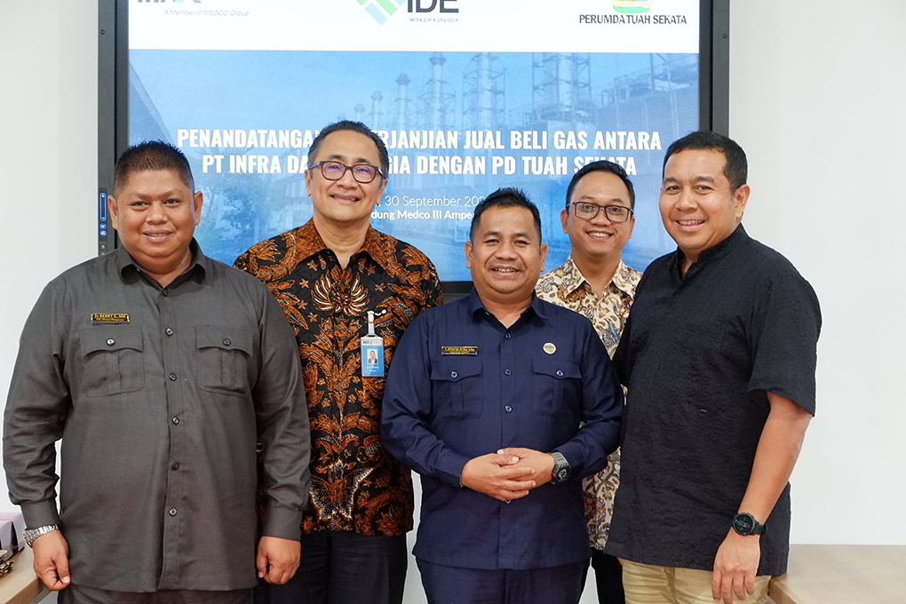 Head of Agreement For Gas Sale and Purchase Agreement between PD Tuah Sekata with PT Infra Daya Energia (IDE)