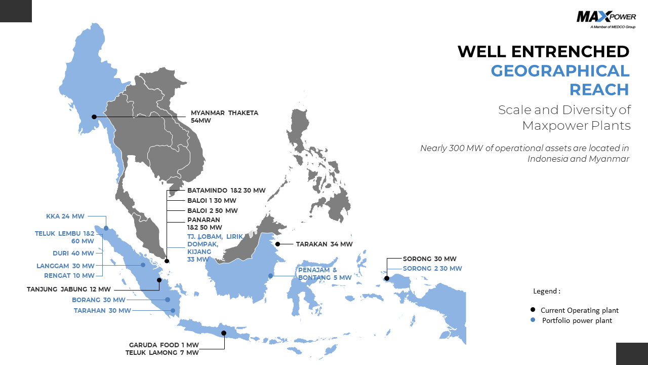 Maxpower Group Maps of Power Plants - 2024