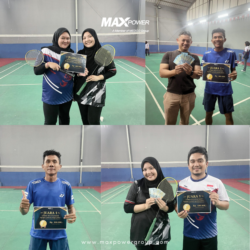 Closing of the Maxpower Indonesia Badminton Event at GOR Usman Harun Sports Center: A Celebration of Prizes