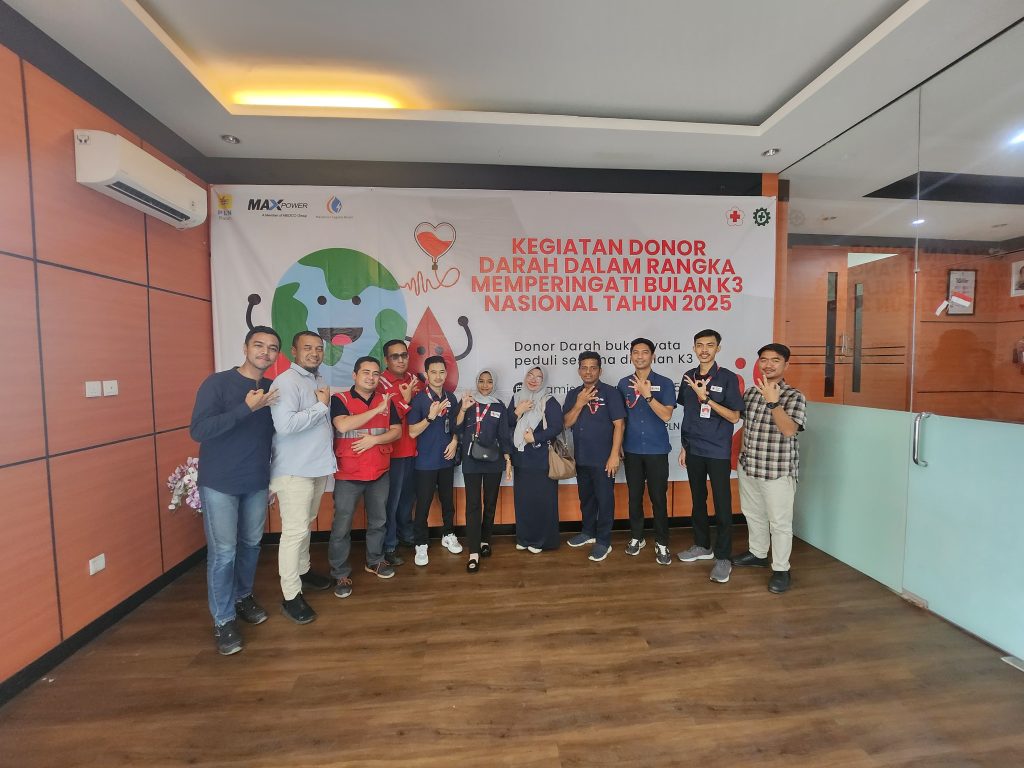 PT Maxpower Indonesia Hosts Blood Donation Event in Commemoration of National Occupational Safety and Health (K3) Month 2025