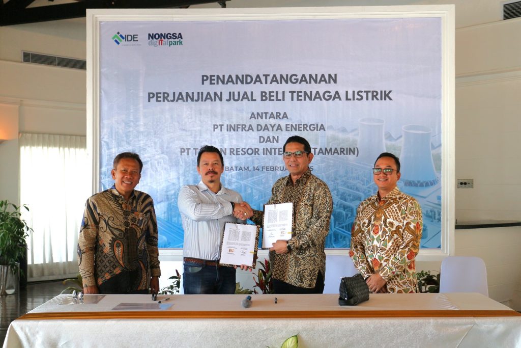 Strategic Collaboration: PT Infra Daya Energia (IDE) and PT Taman Resor Internet (TAMARIN) Ensure Reliable Power Supply for SEZ Nongsa